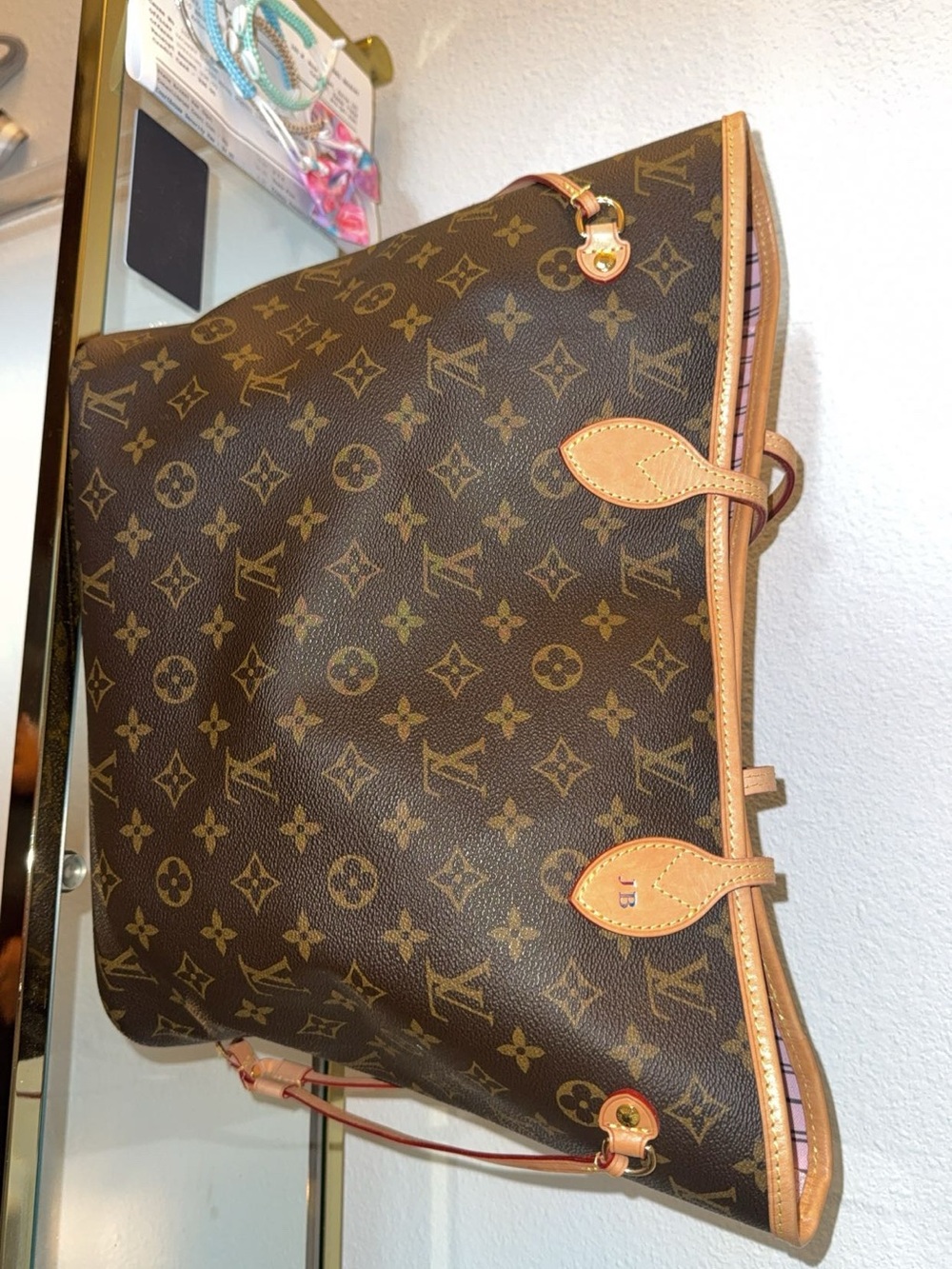 Louis Vuitton Monogram Canvas Large Tote Bag - Brown & Tan